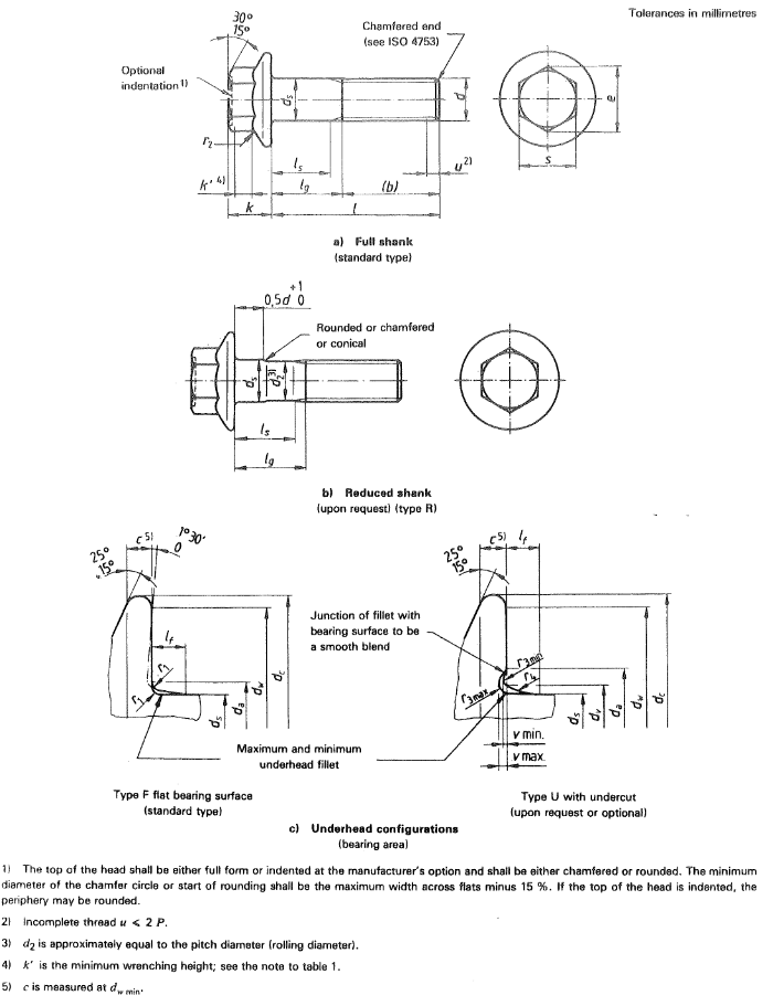 ISO 4162 Hexagon Flange Bolts